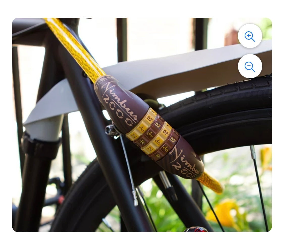 Harry Potter Wizarding Bicycle Cable Lock Nimbus 2000 ( Bioworld! )