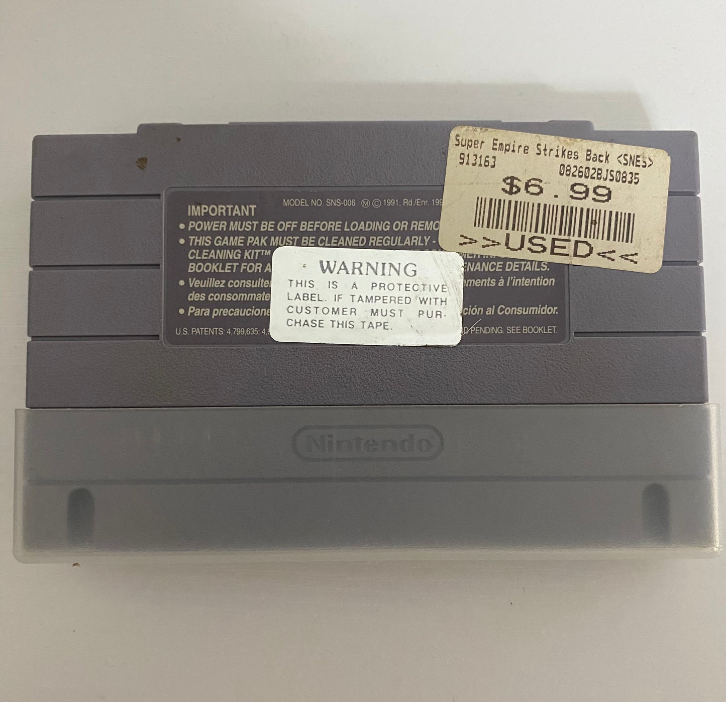 STARWARS Empire Strikes Back ! ( snes )