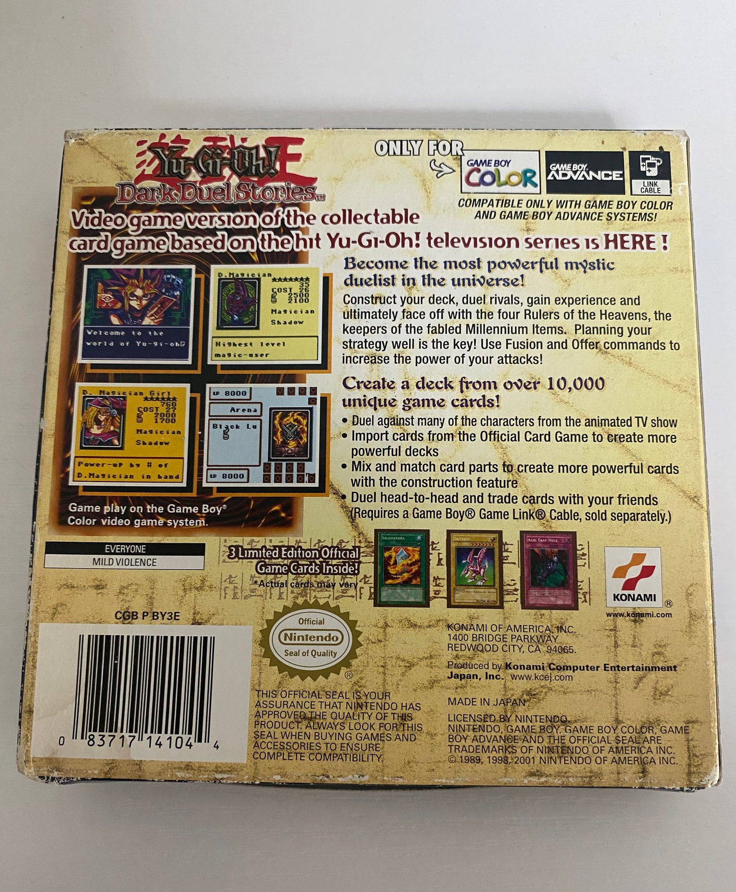 Yugioh Dark Duel Stories ! ( GBC )