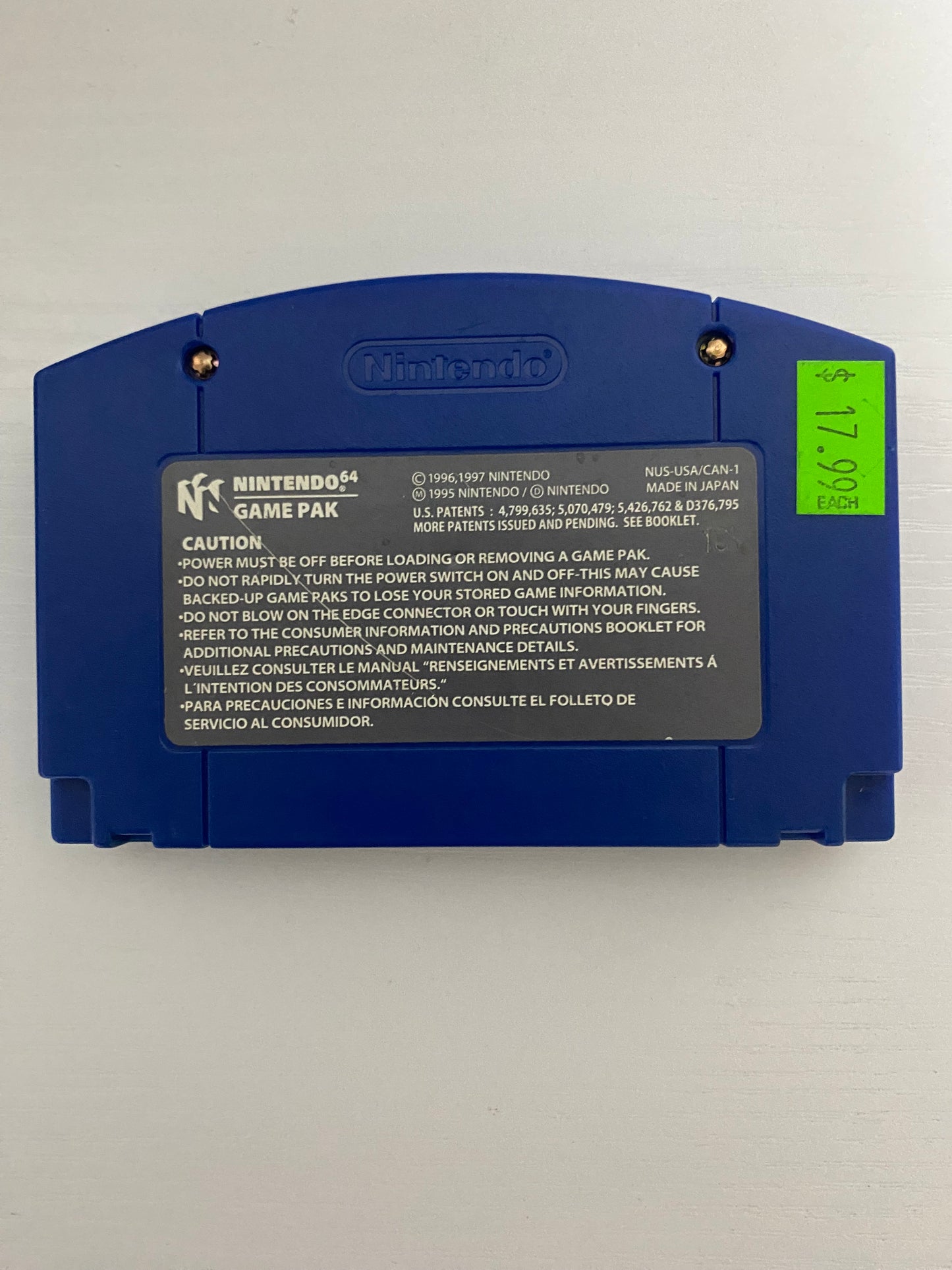 Tony Hawk Pro Skater ( N64 )